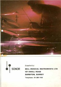 Sonor 1970 catalogue