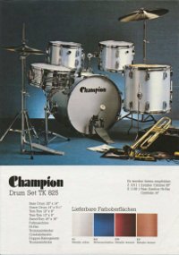 Sonor Champion catalogue