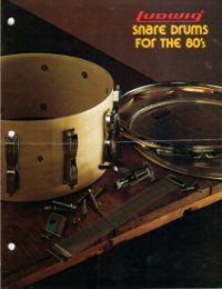 1980 LUDWIG Snare catalogue 